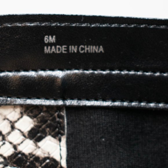 INC International Concepts Natural Pointed Toe Snakeskin Print Heel Boots - Picture 7 of 7